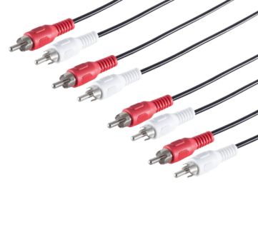 Cinch Verbindungskabel 4-pol.